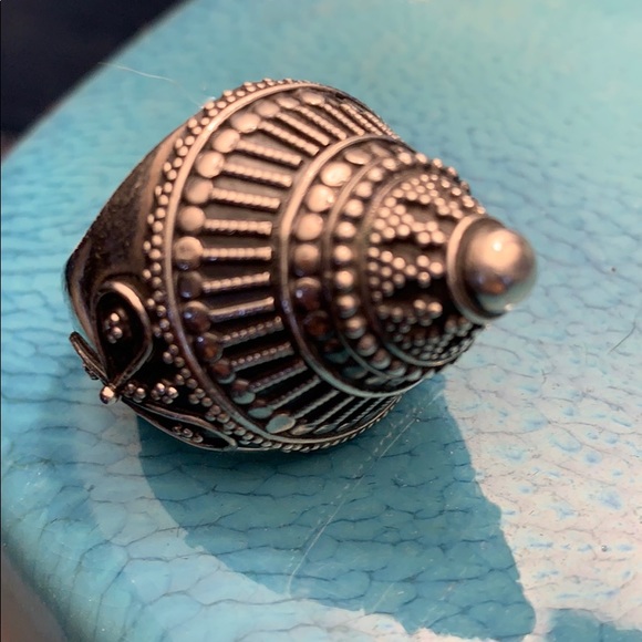 Silver ring from Rajasthan - Picture 5 of 7